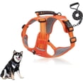 thumbnail image 1 of no Pull Dog Harness with Leash Set, Adjustable Dog Vest with Reflective, for Small Medium Large Dogs, 1 of 8