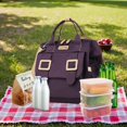 thumbnail image 2 of Blackpack Lightweight Large Lunch Bag Tote Leakproof Cooler Bags for Women Adults Work Outdoor Picnic Daytrip, 2 of 10