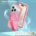 thumbnail image 5 of Dteck for iPhone 14 Pro Case, Not-Yellowing Full Cover with Built-in Screen Protector, Military Grade Drop Protection Shockproof Phone Case for iPhone 14 Pro, Gradient Rose, 5 of 7