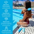 thumbnail image 4 of TRISWIM Hair Care Gift Set | Chlorine Shampoo and Conditioner for Swimmers, 8.5 fl oz | Paraben-Free with Aloe Vera and Chamomile | Restores Chlorine-Damaged Hair | Includes Body wash & Lotion Sample, 4 of 7