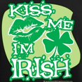 thumbnail image 3 of CafePress - Kiss Me Irish. Women's Dark Pajamas - Women's Short Sleeve Print T-Shirt and Pants Dark Cotton Pajama Set, 3 of 7