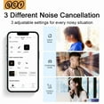 thumbnail image 3 of NEW YMTQ HT05 ANC Wireless TWS Bluetooth 5.2 Earphones 40dB Active Noise Cancellation Headset 6 Mic ENC HD Call TWS Earbuds, 3 of 6