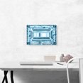 thumbnail image 2 of ARTCANVAS Baby Blue Emerald Cut Diamond Jewel Canvas Art Print - Size: 18" x 12" (0.75" Deep), 2 of 9