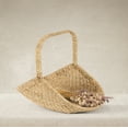 thumbnail image 2 of Household Essentials Woven Seagrass Flower Basket with Detachable Handle, 2 of 5