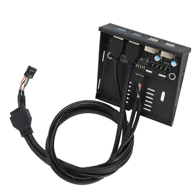 ENCHO DEL CUBIER Panel USB USB DE 3.5 Pulgadas, Enchufe y reproduce el panel frontal seguro USB Cubla fácil