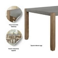 thumbnail image 4 of Alaterre Furniture Newport 30"H Faux Concrete and Wood Loft Dining Table, 4 of 10