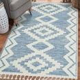 thumbnail image 3 of Luxe Weavers South Western Geometric Fringe Blue 8x10 Area Rug, Indoor Carpet, 3 of 8