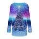 thumbnail image 5 of ICHUANYI Liquidación Navidad Mujer Moda Casual Manga Larga Cuello Redondo Tops Blusa Suelta Impreso ICHUANYI WER202308230277, 5 of 5