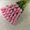 Pink, variant on Pack of 10 / 20 PU Mini Artificial Tulip Fake Flower Real Touch Wedding Flower Bouquet for Home Party Decoration