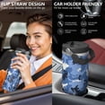 thumbnail image 5 of Camouflage 30oz Handheld Travel Tumbler with Handle – Double Wall Stainless Steel Insulated Cup, Flip Straw Lid, Leak-Proof & BPA-Free for Hot and Cold Drinks – Durable Coffee & Juice Mug Black, 5 of 6