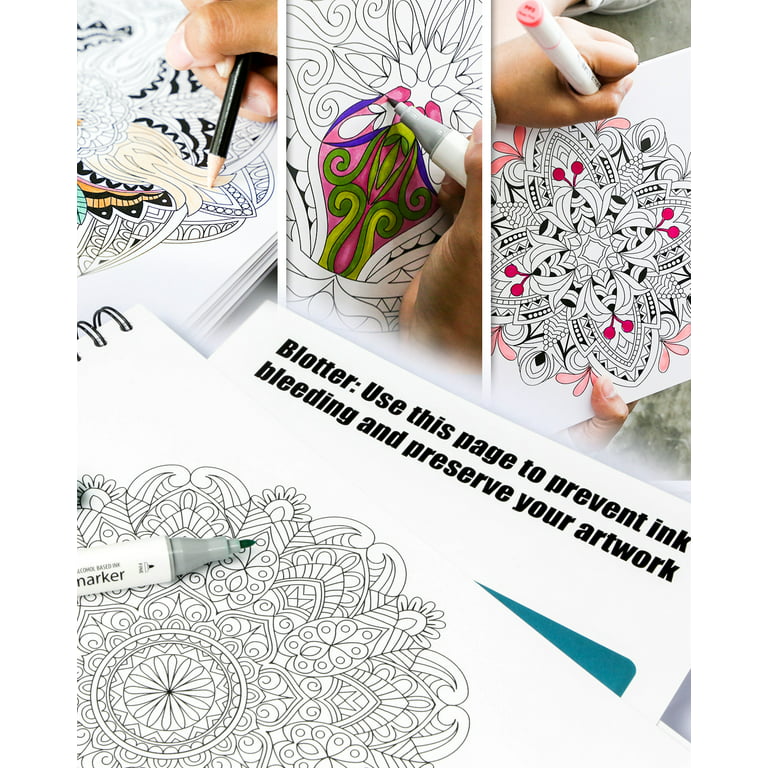 ColorIt Mandalas To Color, Volume II Coloring Book for Adults by