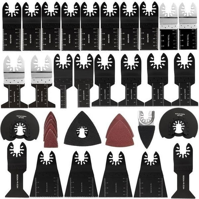 38PCS/68PCS for Fein Multimaster Dewalt Makita Bosch Oscillating Saw Blades Multimaster Rotary Tool Bit Saw Blades