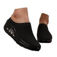 thumbnail image 3 of Wovix Slippers For Women Breathable Closed Toe -On Shoes Cushion Classic Sandals Work Beach Sun Protection Shoes Indoor Outdoor Shoes Black 37, 3 of 7