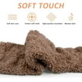 thumbnail image 5 of TMOYZQ Over Knee Fuzzy Socks Soft Warm Thigh High Plush Slipper Stockings Extra Long Leg Warmers Winter Cozy Home Sleeping Socks, 5 of 9