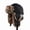 Black, variant on Reflective Trapper Hat with Faux Fur Lining, Winter Ear Flap Hat(L/XL, Olive)