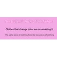 thumbnail image 6 of Girls Flip Sequin Short Sleeve T-Shirt, Reversible Sparkly Cartoon Graphic Crew Neck Cotton Tee, Summer Casual Tops for Little & Big Girls, 6 of 11