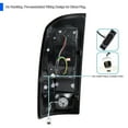 thumbnail image 4 of Spec-D Tuning Glossy Black Smoke LED Tail Lights Compatible with 2007-2008 Dodge Ram 1500, 2007-2009 Dodge Ram 2500/3500, Left + Right Pair Assembly, 4 of 5