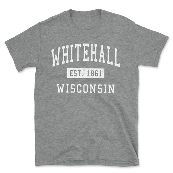 Whitehall Wisconsin Classic Established Men's Cotton T-Shirt