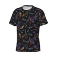 thumbnail image 3 of Rocae Lavender Flowers for Men's Moisture-Wicking Crew Tee - T-Shirt for Sports, Outdoor Activities, and Casual WearX-Large, 3 of 9