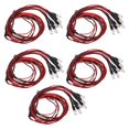 thumbnail image 1 of 5pcs 63cm RC Car LED Light Kit 6 LEDs per piece Durable Silicone Easy to Use Trunk Light for RC Car Airplane, 1 of 2