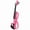 Pink, variant on Full Size 4/4 Bunnel Edge Electric Silent Violin with Case Bow Rosin Headphone Connecting Line Black