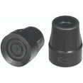 thumbnail image 2 of Carex Black Walking Cane Tips 3/4", Skid-Resistant and Metal-Reinforced, 2 Count, 2 of 7