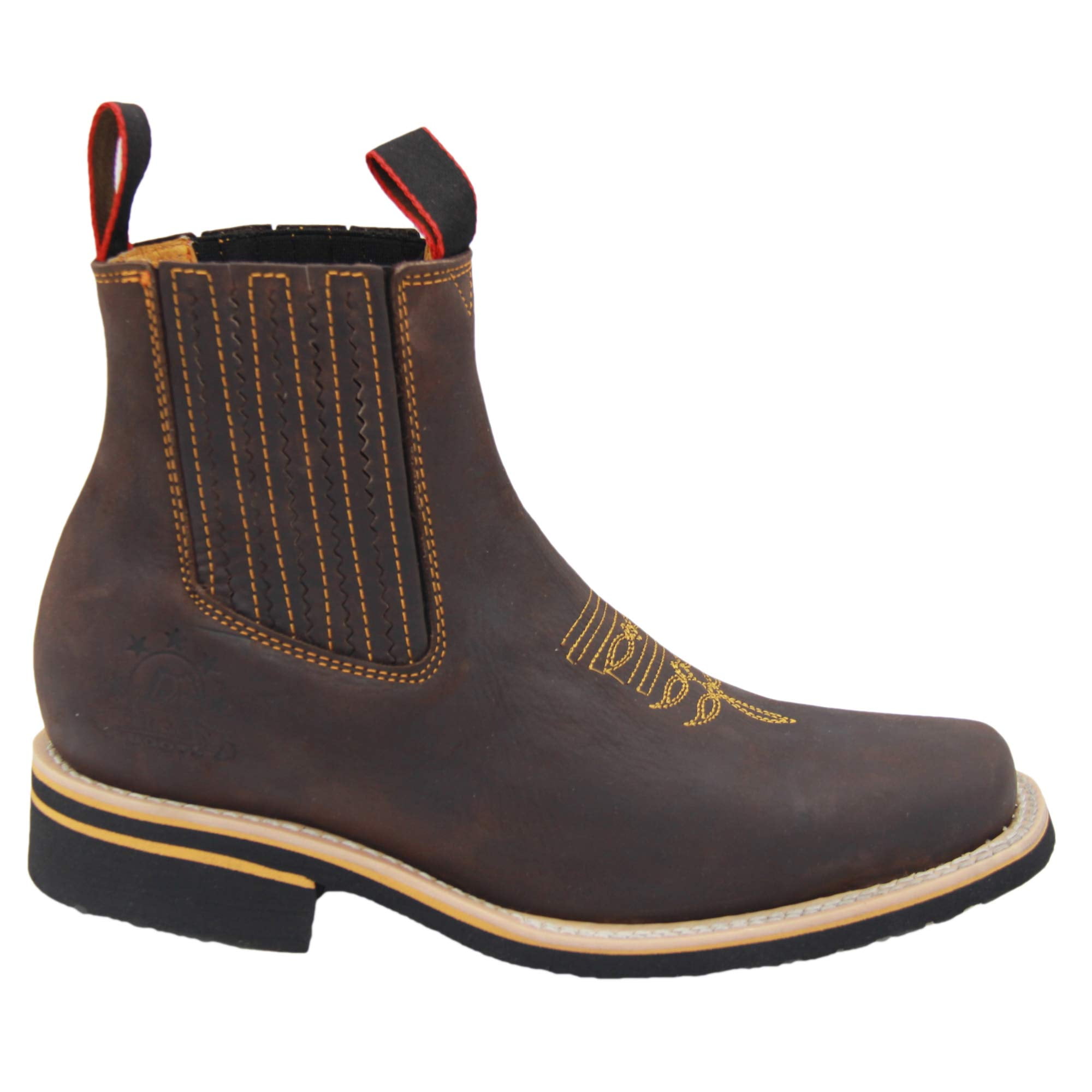 The Western Shops Mens Short Ankle Western Rodeo Cowboy Boots