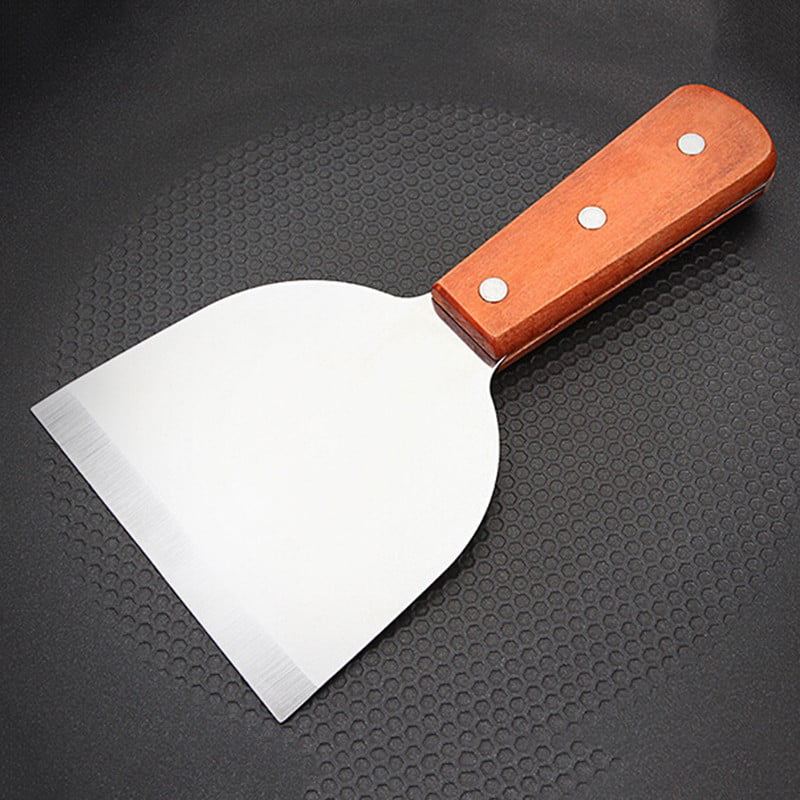 Details about   Stainless Steel Spatula Turner Flat Burger Pancake Pizza Grill Flipper Baking