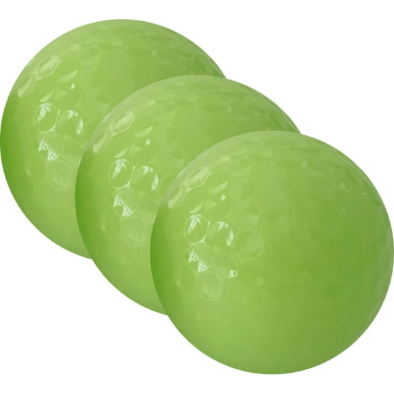 MLINS 3 Pcs Golf Balls Luminous Golfing Supple Fluorescent