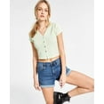 thumbnail image 2 of MSRP $50 Calvin Klein Jeans Cotton Crop Top White Size Large, 2 of 3