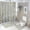 style-113, variant on 4 Pcs Shower Curtain Sets Floral Easter Watercolor Bunny Non-Slip Rugs And Toilet Mat Lid Rug Accessories Holiday Easter Decorations 12 Plastic Hooks for Bathroom Decor 72inch X 72inch