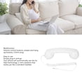thumbnail image 4 of Retro Phone Handset Wireless Mobile Telephone with Clear Sound, 3.5mm Plug in Design for Home Office Travel Use, ABS Material Radiation Reduction Handset, 4 of 7