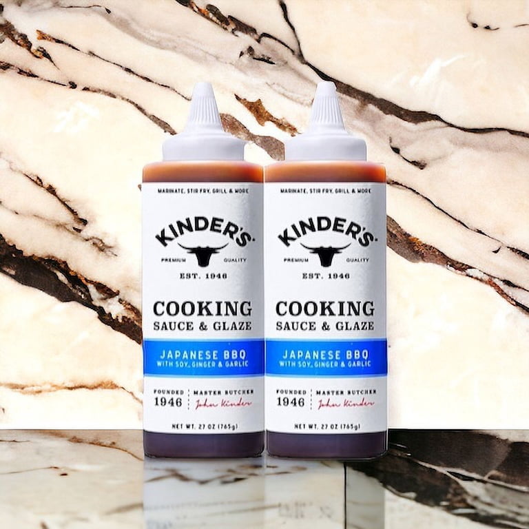 Kinder's Japanese BBQ Cooking Sauce & Glaze 27 oz.pack of 2