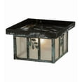 thumbnail image 5 of Meyda Tiffany 52816 Hyde Park Sprig 14" Wide Flush Mount Square Ceiling Fixture -, 5 of 7