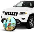 thumbnail image 2 of Kdxio African Women in Mountain Landscape for Tire Cover Wheel Protectors Tyre Covers Weatherproof Wheel Covers Universal Fit for Trailer Rv SUV Truck Camper Travel Trailers 16 inch, 2 of 8