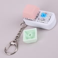 thumbnail image 2 of Teclado Fildget Juguete Inquietante Clicker Tecla Tester Eje Llavero () Rosa Verde, 2 of 6