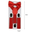 thumbnail image 4 of 2 Pcs/ensemble Bretelles Cravate Couleur Bonbon en Forme de Y Garçons Filles Bretelles Ajustables Nœud Papillon pour Usage Quotidien, 4 of 8