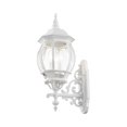 thumbnail image 4 of Livex Lighting Frontenac 3-Light Metal Outdoor Wall Lantern in Textured White, 4 of 11