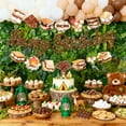 thumbnail image 4 of S'mores Birthday Banner Set - Happy Birthday Glitter Letters & Campfire Dessert Theme Decorations, 4 of 9