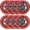 Red, variant on Inline Skate Wheels Kit, 85A, 8-Pack