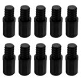 thumbnail image 1 of DOLITY Push Broom Handle Threaded Tip for Household Duster Attachment Threaded Head black 19mm 10pcs, 1 of 9