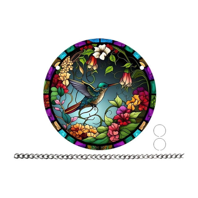Atrapasol de colibrí para , decoración colgante de pared, 5.9 pulgadas, adorno decorativo para porche, dormitorio, accesorio