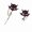 Black, variant on Fashionable Devil Pendant Earrings High Polish Alloy Women's Trendy Jewelry
