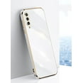 thumbnail image 2 of Compatible with Galaxy A50 Case Cover Cute Full Camera Lens Protection & Electroplate Plated Shockproof Edge Bumper Soft TPU Protective Phone Cases for Samsung Galaxy A50/A50s/A30s-White, 2 of 11