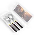 thumbnail image 4 of Picia Five Nights At Freddy'S Pattern Toddler Utensils, Children's Knife, Fork And Spoon Set,Kids Silverware Set with Handle, 430 Stainless Steel, 4 of 8