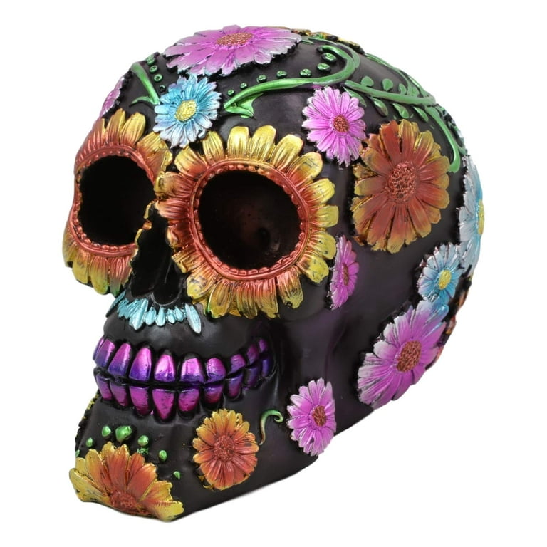 【cibi】 ZINGARO SKULLS &amp; FLOWERS Vibrant Skull & Flower Spare Tire Cover – Terrain Tailor
