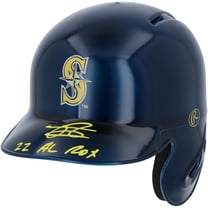 Julio Rodriguez Seattle Mariners Autographed Alternate Chrome Mini Batting Helmet - Fanatics Exclusive - Fanatics Authentic Certified