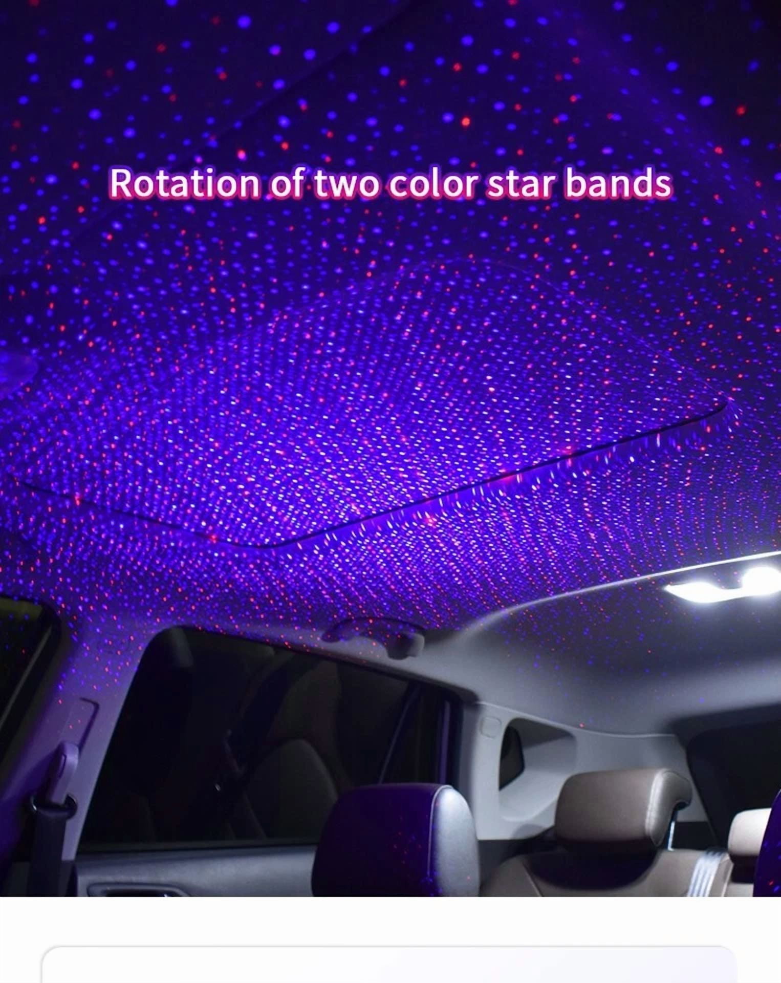 BUTTERFLY- Car Interior Roof Led Star Light Usb Atmosphere Starry Sky Night Projector Lamp