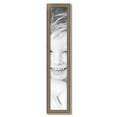 thumbnail image 2 of ArtToFrames 7" x 40" Aged White Gold Picture Frame, 7x40 inch Silver Wood Poster Frame (WOM-2036),  Pack, 2 of 7