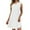 White, variant on Kaemgyyd Women's Summer Dresses Solid Color Loose Sleeveless Tank Dress Crew Neck High Waist Tiered Sundresses Beach Clothes